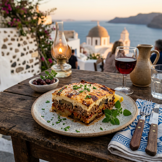 Chef preparing Mediterranean food